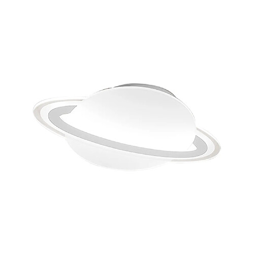 Universal Plafonnier 45cm 25W lumière blanche Lampe de chambre d'enfant Simple et moderne Lampe de chambre d'enfant garçon et fille Apprenez Slim Ellipse Animation Planète LED Plafonnier