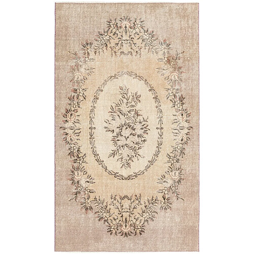 Vidal Tapis de laine 198x114 brun Ultra Vintage