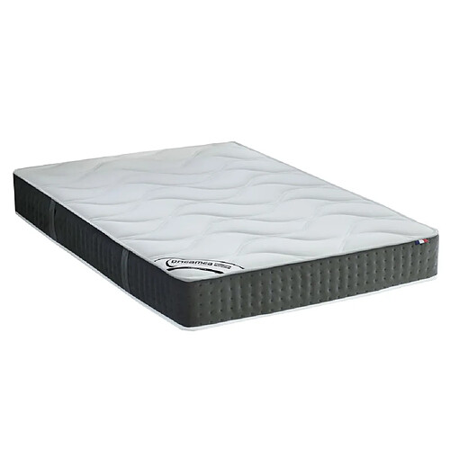 Vente-Unique Matelas 160 x 200 cm ressorts ensachés 7 zones et mémoire de forme ép.25cm - TIAMAT de DREAMEA