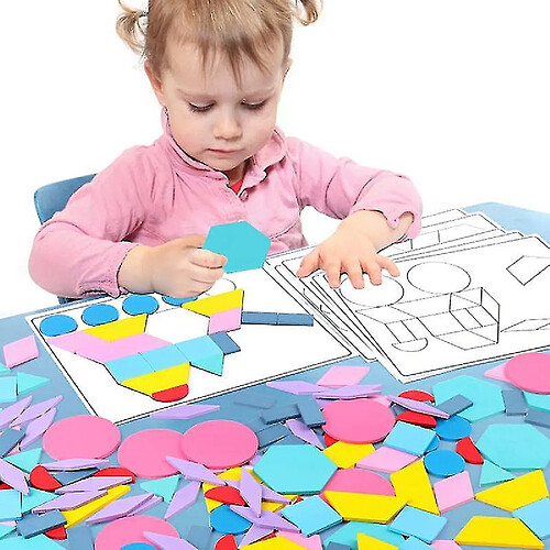 Universal Casse-tête en bois casse-tête ensemble couleur idée tom 3D puzzle bébé apprentissage jouets pour les enfants