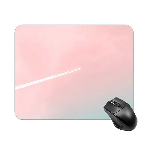 Universal Pad de souris imprimé à ciel rose pour ordinateur portable