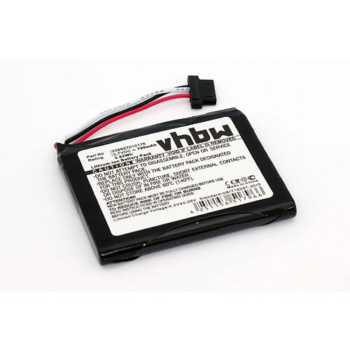 vhbwLi-Ion Batterie 790mAh (3.7V) pour GPS, système de navigation Pioneer AVIC-F320BT, CXE2188 comme 338937010176.