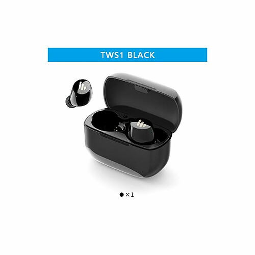 Écouteurs D'Origine Edifier Tws1 Tws Bluetooth 5.0 Aptx Touch Control Ipx5 Écouteurs Ergonomiques Sans Fil Noir