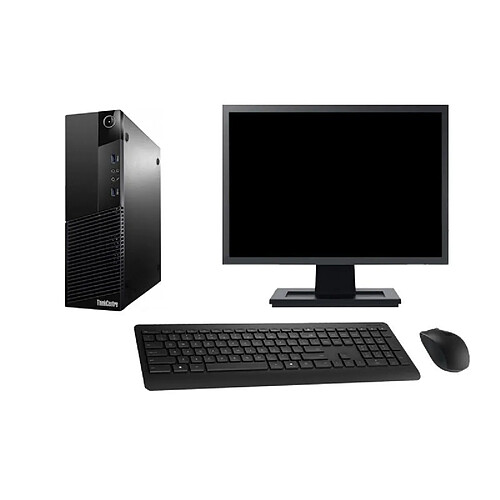 PC Lenovo M83 SFF Ecran 22" Intel G3220 RAM 32Go SSD 2To Windows 10 Wifi · Occasion