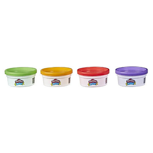 Hasbro E98635L00 - Play Doh 4 pots de Pâte Elastix 227gr