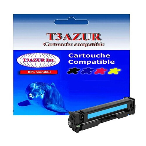 T3AZUR - Toner générique HP CF401X / HP 201X Cyan