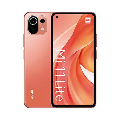 Xiaomi Mi 11 Lite 6Go/64Go Rose (Pêche Rose) Double SIM