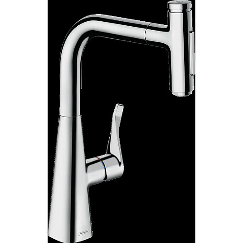 Hansgrohe Mitigeur de cuisine avec douchette extractible 2 jets chromé - 73822000