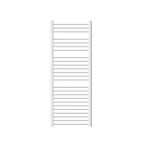 LuxeBath Radiateur Sèche-Serviettes Sahara - 600 x 1500 mm - Blanc - Courbé avec Raccordement Latéral