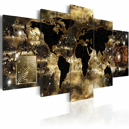 Paris Prix Tableau Imprimé Continents of Bronze 50 x 100 cm