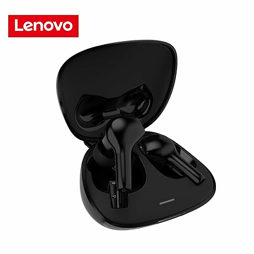 Oreillette Bluetooth Sans Fil D'Origine Lenovo Ht06 Casque Mains Libres Étanche Noir