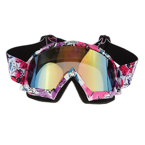 Anti brouillard moto VTT VTT course lunettes lunettes A016 miroir coloré