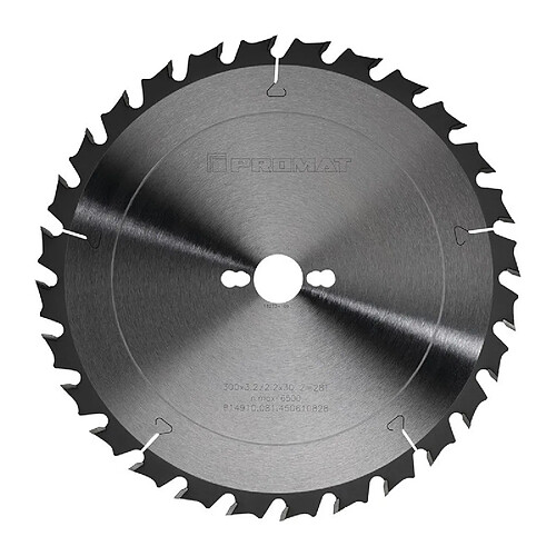 PROMAT Lame pour scie circulaire de précision D. ext. 315 mm nombre de dents 28 WZ perç