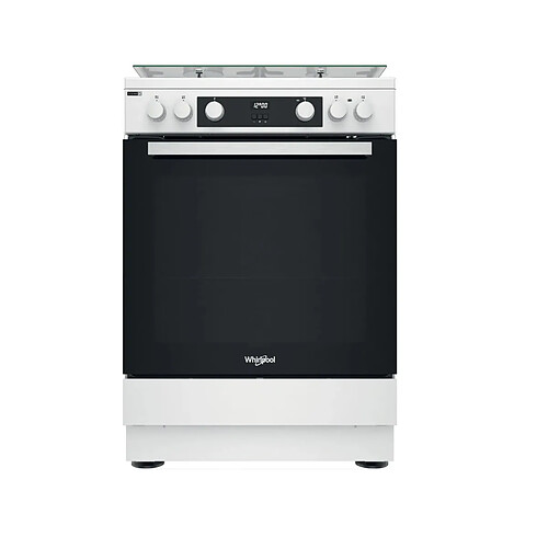 Cuisinière mixte 83l 4feux blanc - WS68M8CCWFR - WHIRLPOOL