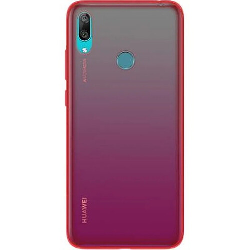 Color Block Pack de Protection Colorblock pour Huawei Y7 2019 Rose