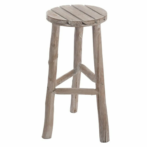 Paris Prix Tabouret Rond en Bois Adem 53cm Naturel