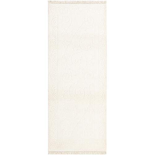 Vidal Tapis de couloir en laine 203x79 beige Darya