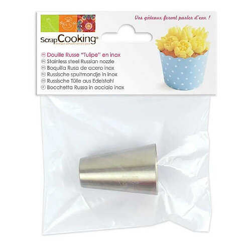 Scrapcooking Douille pâtissière russe Tulipe en inox