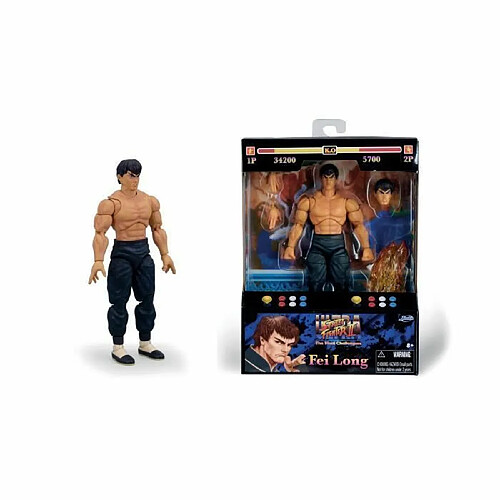 Jada Toys Street Fighter ll - Fei-Long, Spielfigur