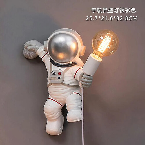 Universal Lampe de bureau astronaute moderne art deco resine lampe table chambre idee salon grenier deco espace homme bureau lampe led (applique murale strip)