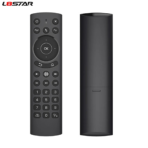 Universal L8Star G20S Pro Voix Rétroéclairage Smart Air Mouse Gyro Infrarouge Apprentissage X96 Max + Télécommande Google Assistant pour Android TV Box | Télécommande (G20S Pro)