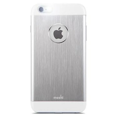 Moshi Coque pour iPhone 6 Plus/6S Plus iGLAZE ARMOUR en Aluminium Argent