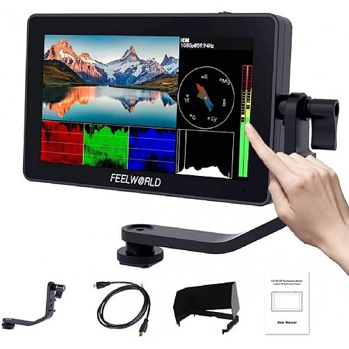 OFS SELECTION Moniteur FEELWORLD F6 Plus, le moniteur tactile pour appareil photo