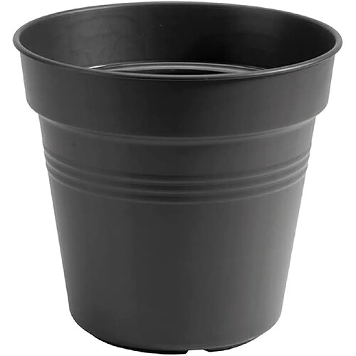 BESTA Plantes en plastique avec plat - Petits pots en plastique avec trous de drainage, pots de fleurs avec plateaux, pots en plastique pour plantes d'intérieur et d'extérieur