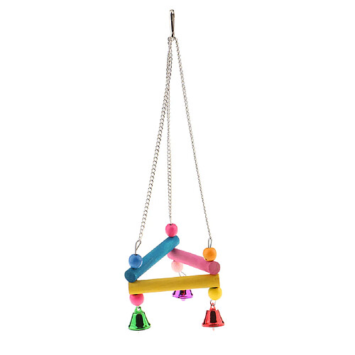 mignon oiseau perroquet à mâcher jouet suspendu cocl perruche swing cage jouet coloré