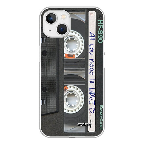 Evetane Coque iPhone 13 Mini souple silicone transparente