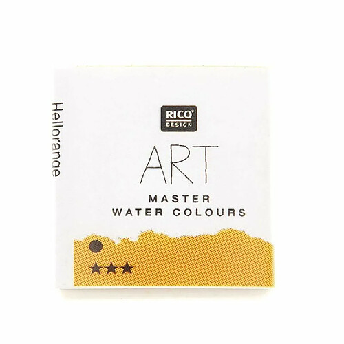 Rico Peinture Aquarelle - Orange clair - 1/2 godet