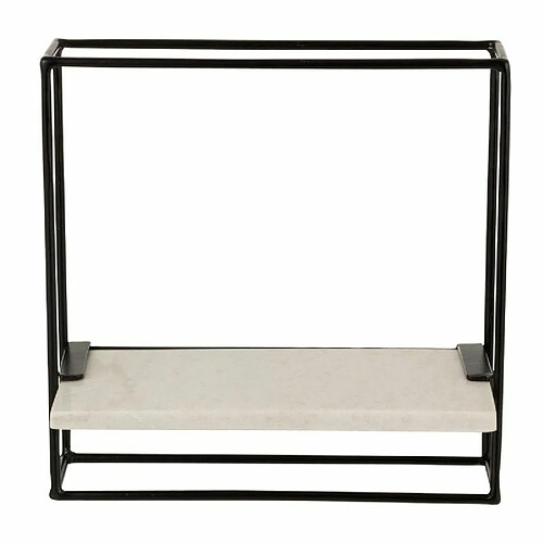 Paris Prix Étagère Murale 1 Plateau 35cm Noir & Blanc