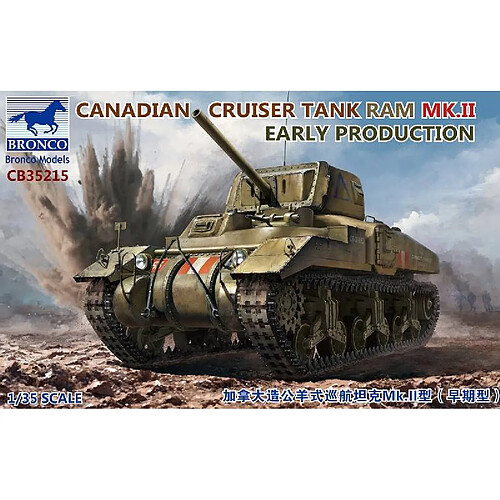 Bronco Models Maquette Char Canadian Cruiser Tank Ram Mk.ii Early Produktion