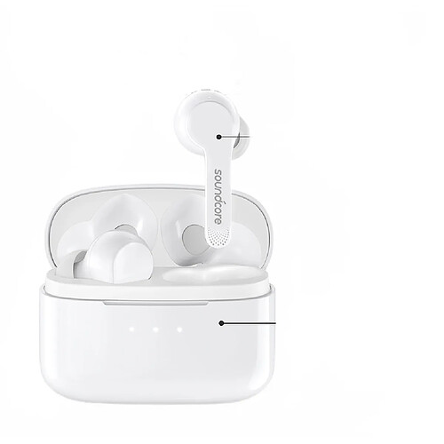 Universal Air Liberty TWS Véritable casque sans fil avec Bluetooth 5, contrôle tactile et casque anti-micro-suie.