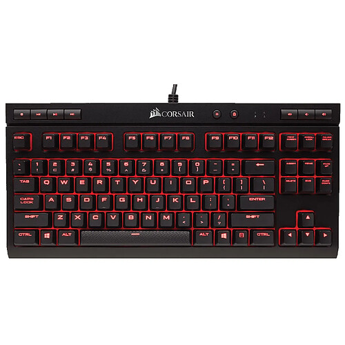 Corsair Gaming K63 Compact Mechanical Gaming Keyboard MX Red (CH-9115020-BE)