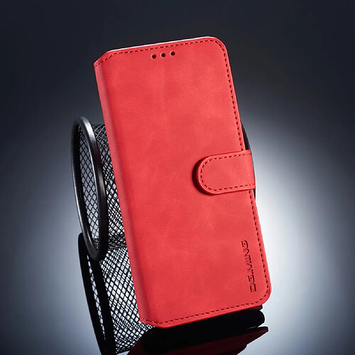 Etui en PU style rétro rouge pour votre Huawei Mate 20 Pro