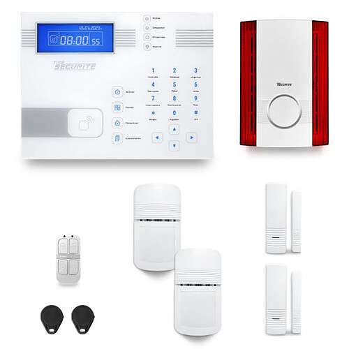 Tike Securite Alarme maison sans fil SHBi29 GSM/IP avec option GSM incluse