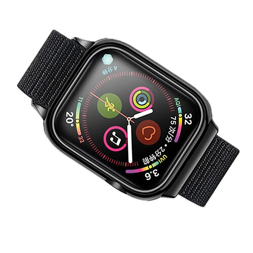 usams pasek z etui apple watch 4/5/6/7/ se 40/41mm. noir zb73iw1 (us-zb073)