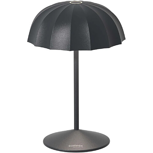 Sompex Lampe de table LED 24 cm Ombrellino noir