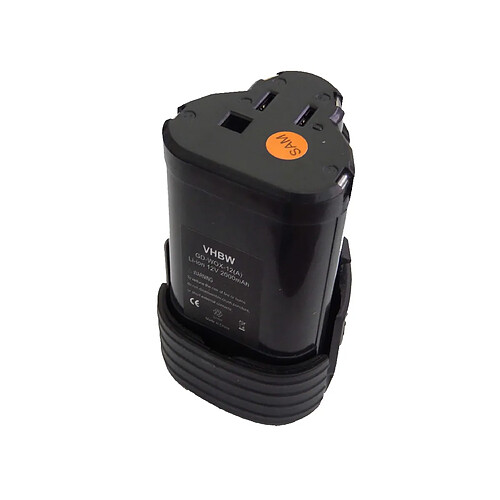 vhbw batterie compatible avec Worx WU924, WX125, WX125.1, WX125.3, WX125.3 D-Lite, WX125.4, WX125.5 outil électrique (2000mAh Li-Ion 12V)