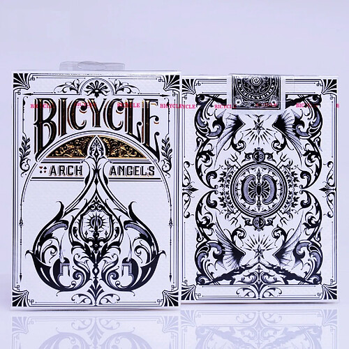 Universal 1PCS Bike Angel Poker Collector Poker Size Magic Card Game Magic Skill Accessories for Magicians | Magic(blanche)