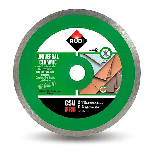 Disque de coupe Rubi pro 25910