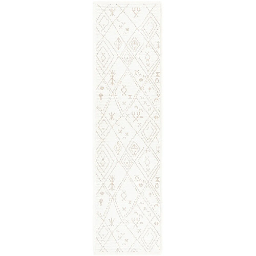 Hadorn Tapis 305x80 Blanc St. Gallen Folklore