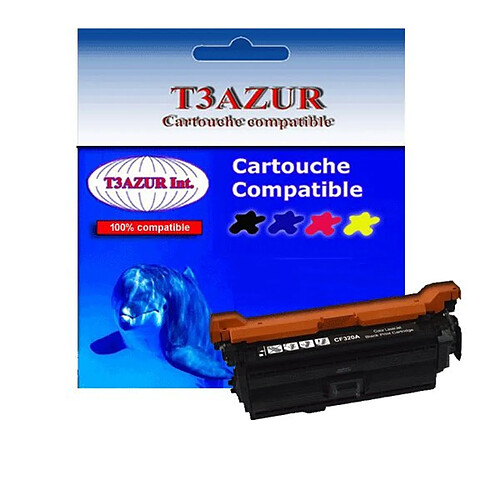 T3AZUR - Toner générique HP CF330X (654X) Noir