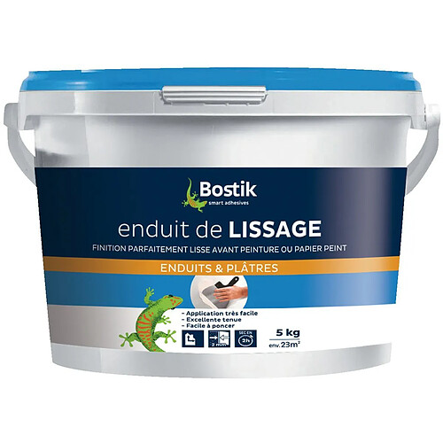 Enduit pâte de lissage Bostik Seau 5kg