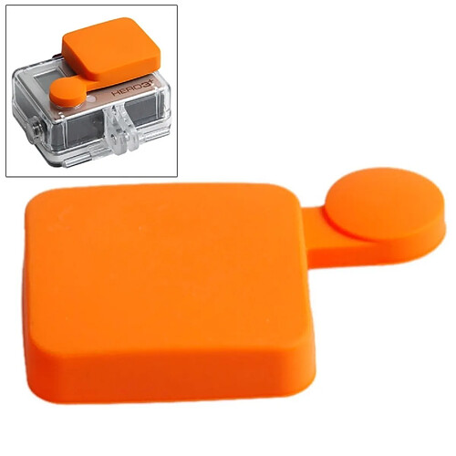 Wewoo Orange pour GoPro Hero 4 / 3+ Casquette Silicone