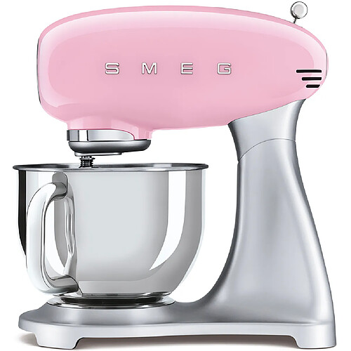 Robot sur socle 4.8l 800w rose - smf02pkeu - SMEG