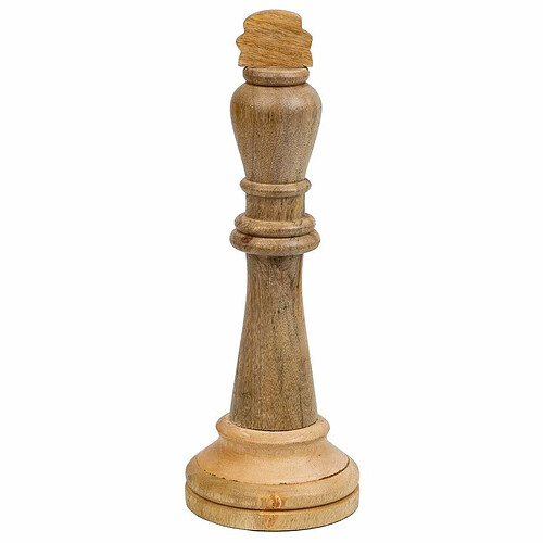 Figurine Décorative Alexandra House Living Marron Bois de manguier Jeu d'Échecs 15 x 40 x 15 cm