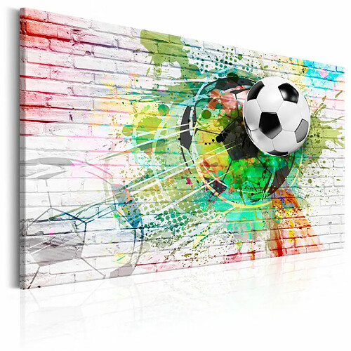 Paris Prix Tableau Imprimé Colourful Sport Football 60 x 90 cm