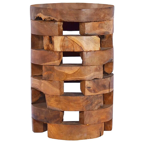 vidaXL Table de chevet 30x30x45 cm Bois de teck massif